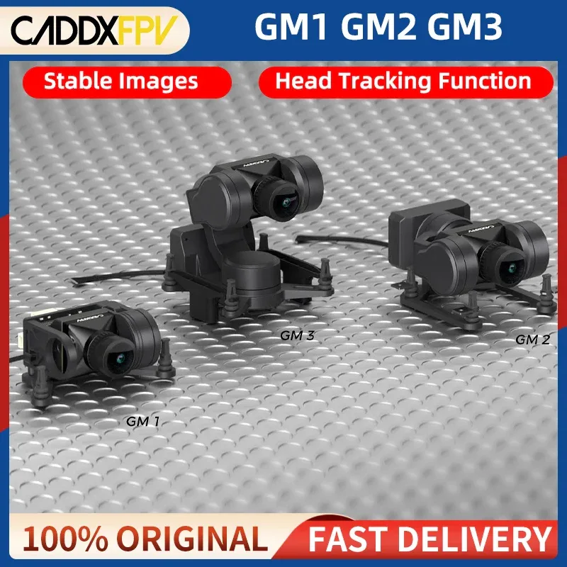 Caddx GM1 GM2 GM3 FPV Gimbal Head Tracking (No Camera) CaddxFPV For FC FPV 19mm Camera Avatar HD Goggles Drone Car Airplane