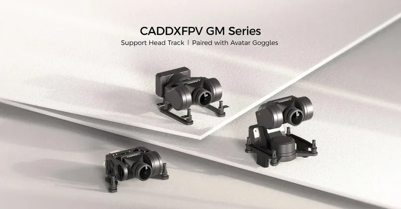 Caddx GM1 GM2 GM3 FPV Gimbal Head Tracking (No Camera) CaddxFPV For FC FPV 19mm Camera Avatar HD Goggles Drone Car Airplane