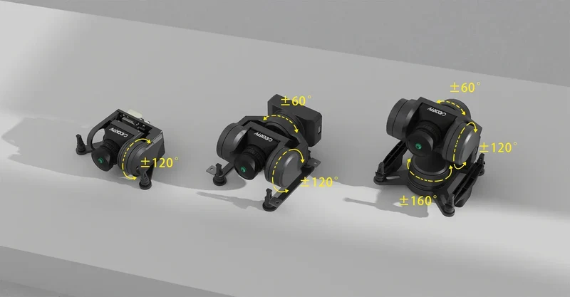 Caddx GM1 GM2 GM3 FPV Gimbal Head Tracking (No Camera) CaddxFPV For FC FPV 19mm Camera Avatar HD Goggles Drone Car Airplane