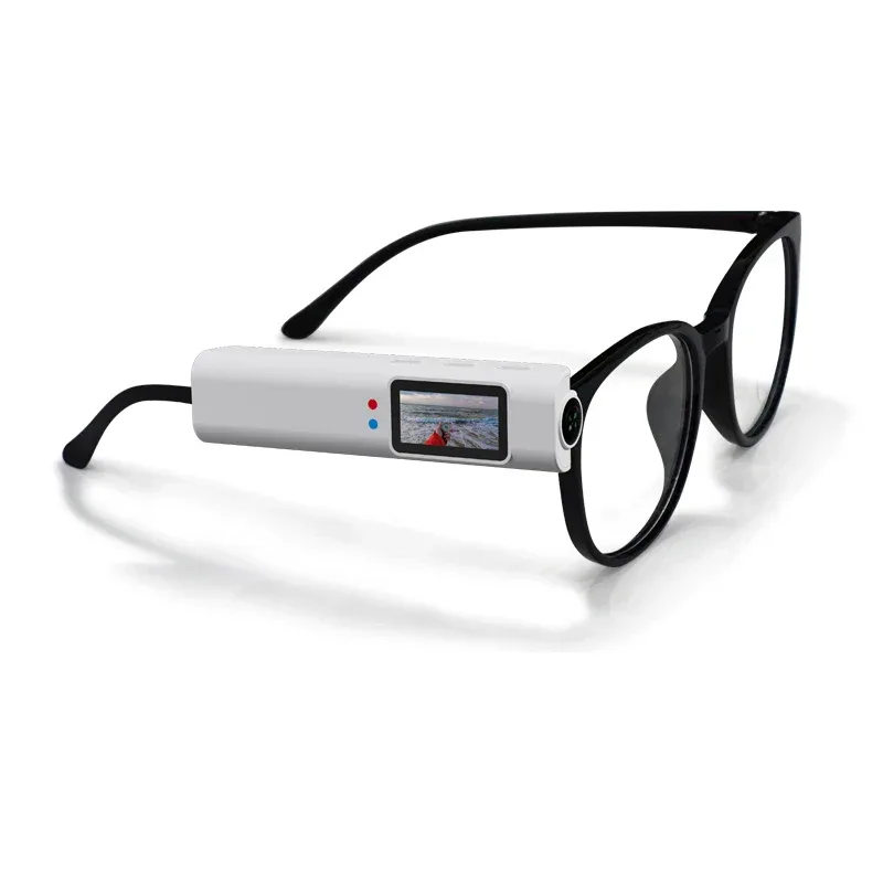 Lenovo 4K Mini FPV Eyeglasses Video Shooting Micro-camera HD WiFi Intelligent Headset Glasses Video&Sound Recording WiFi APP