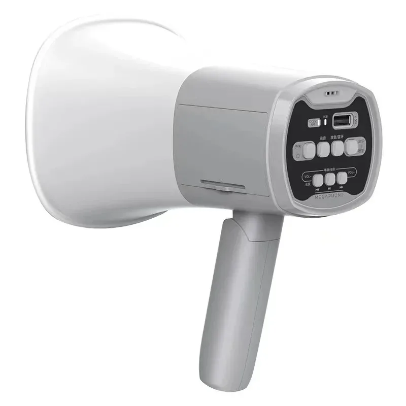 Amplifier Foldable Megaphone Speaker Portable Megaphone Bullhorn for Selling Promotions Safe Drills Cheerleading Fans Outdoor