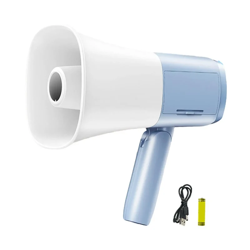 Amplifier Foldable Megaphone Speaker Portable Megaphone Bullhorn for Selling Promotions Safe Drills Cheerleading Fans Outdoor