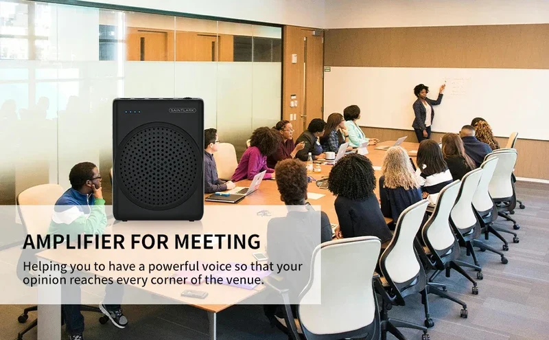 Bluetooth Voice Amplifier SAINTLARK S22 Portable For Teaching Lecture Tour Guide Promotion U-Disk Megaphone Microphone Speaker