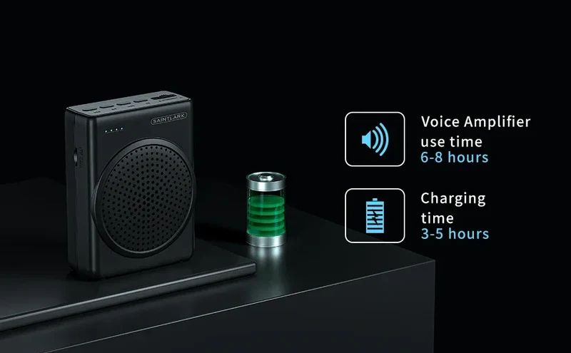 SAINTLARK S22 Bluetooth Voice Amplifier Portable For Teaching Lecture Tour Guide Promotion U-Disk Megaphone Microphone Speaker