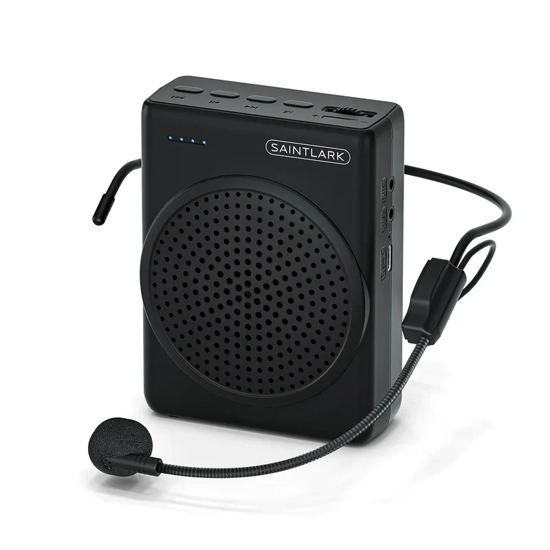 SAINTLARK S22 Bluetooth Voice Amplifier Portable For Teaching Lecture Tour Guide Promotion U-Disk Megaphone Microphone Speaker