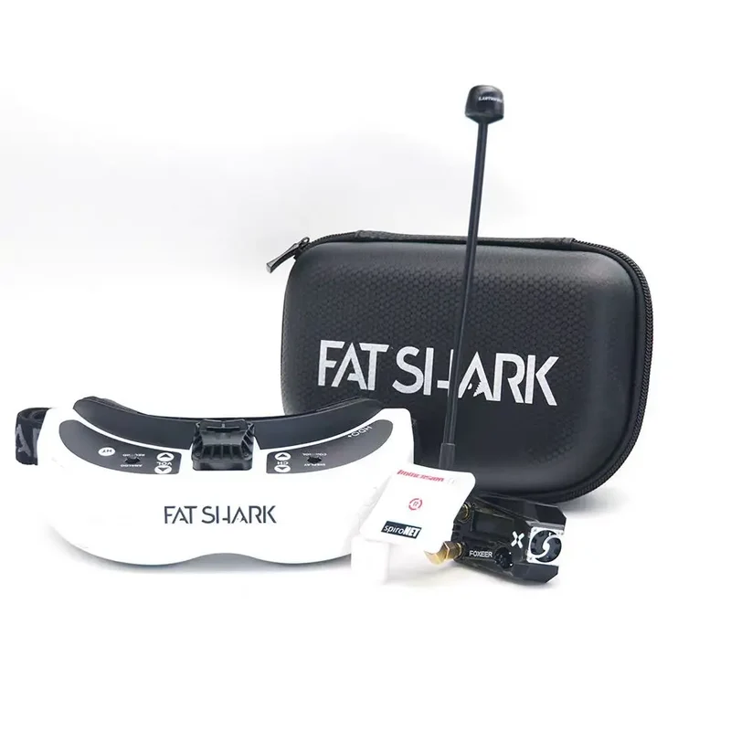 Fatshark Dominator Hdo2 Goggles With Immersionrc Rapidfire And Lumenier Axii Patch And Lumernier Axii Antenna For Fpv Rc Drone