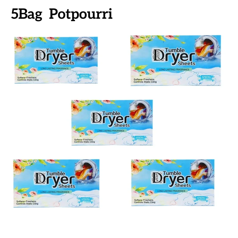 Dryer Sheets Bulk Natural Fabric Softener Sheets Plant Lavender Laundry Softener Naturally Removes Static Cling Drying Machine