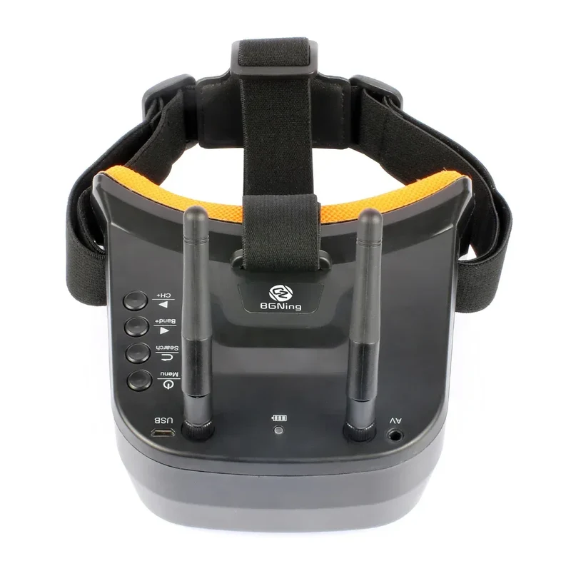 BGNing FPV Goggles 3inch 480 x 320 Display Double Antenna 5.8G 40CH Built-in 3.7V 1200mAh Battery for RC Racing Plane Quadcopter