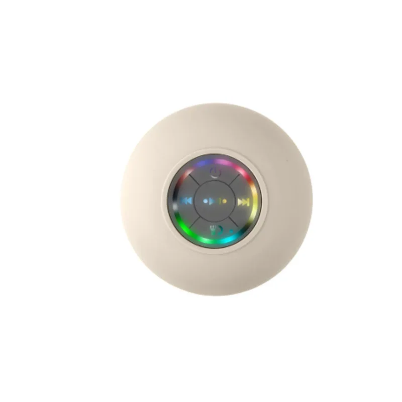 Mini Bluetooth Speaker Waterproof Bathroom Audio Wireless Shower Speakers RGB Light for Phone Soundbar Hand Free Car Loudspeaker