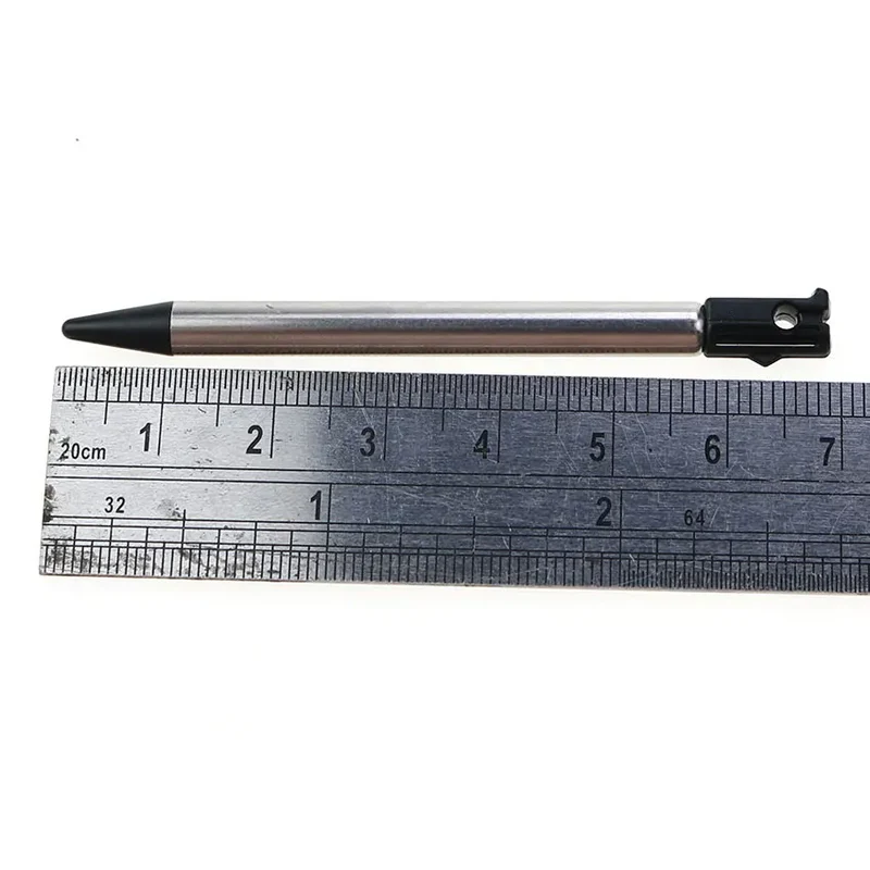 JCD 10pcs Metal Short Adjustable Extendable Styluses Pens For 3DS DS Plastic Stylus Touch Pen