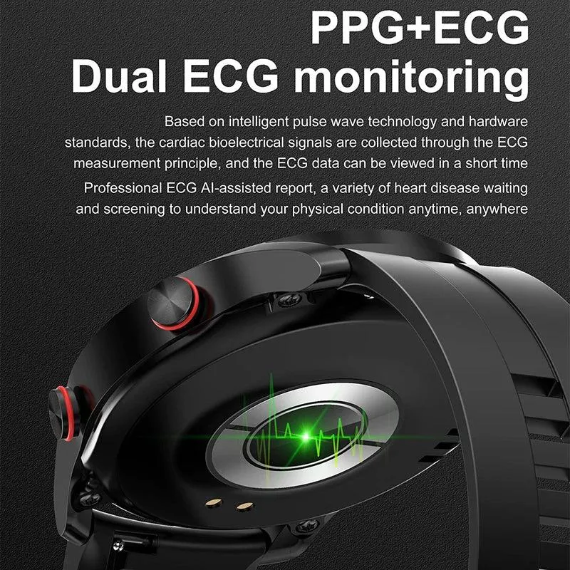 2024 New Bluetooth Call Smart Watch Men Waterproof Sport Fitness Tracker Weather Display Man Smartwatch Para Android IOS Watch