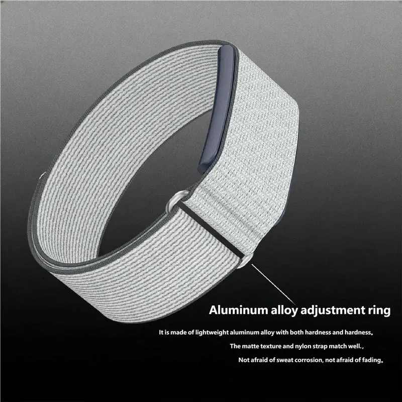 Adjustable Nylon Strap For Amazfit Helio Bicep/Wrist Band Breathable Sport Fitness Tracker Replacement Loop Accessories