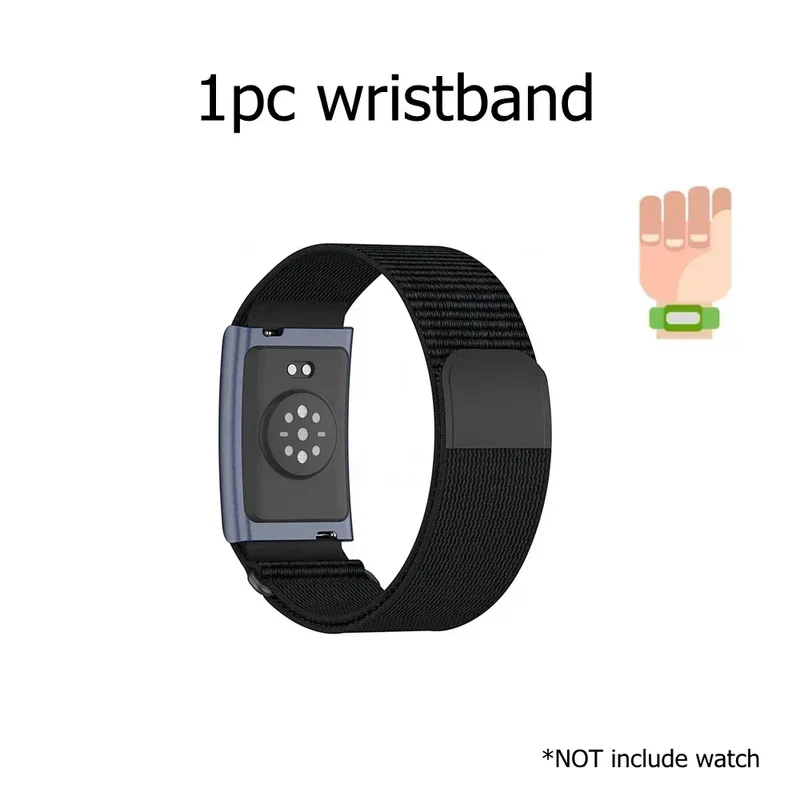 Adjustable Nylon Strap For Amazfit Helio Bicep/Wrist Band Breathable Sport Fitness Tracker Replacement Loop Accessories