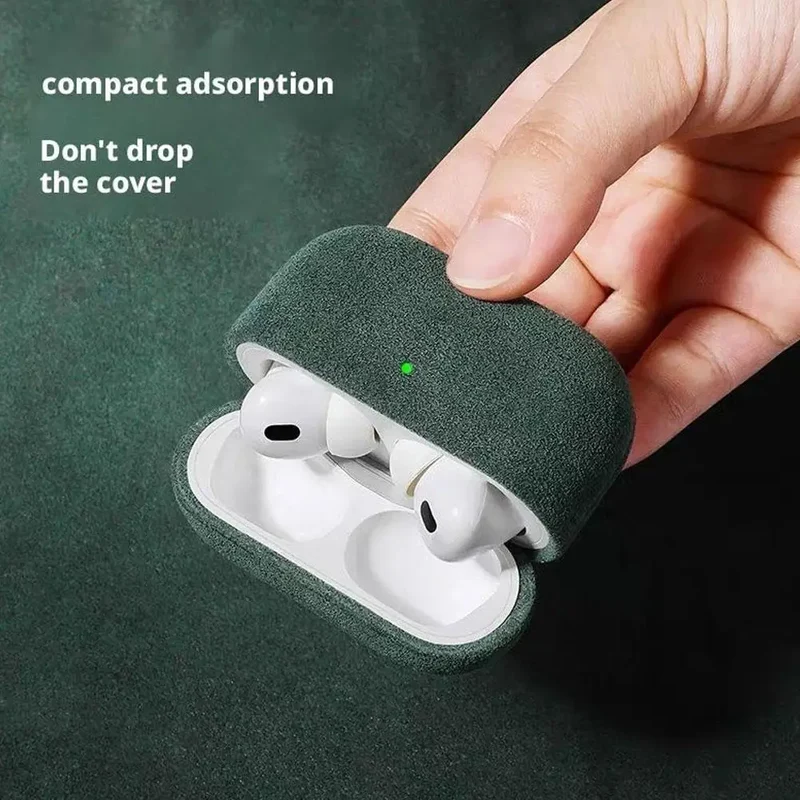 Suede Case For AirPods Pro 3 Luxury Protective Case Full Cover Anti-drop Scratchproof Bluetooth Earphone Accessories