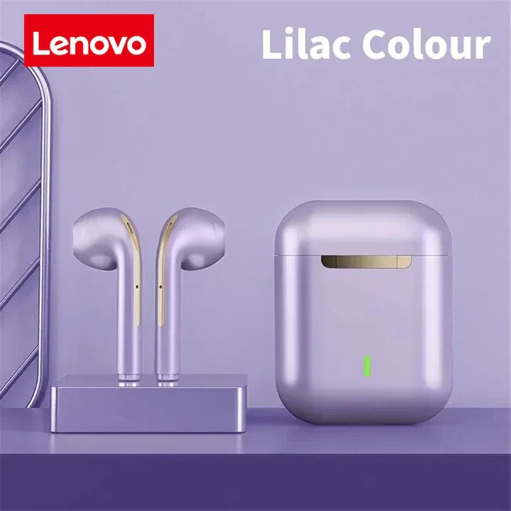 Lenovo Wireless Earphones, HiFi in-Ear Stereo with Microphone, Waterproof, Bluetooth, Touch Control, Noise Cancellation