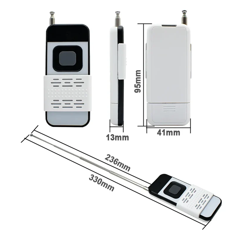 RF Wireless Remote Control Switch 433Mhz AC 110V 120V 240V 220V 30A Relay for Light Lamp Water Pump Door Access System