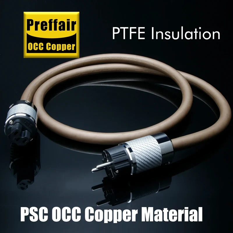 hifi audio Power Cable US/UK/AU/EU Monosaudio occ Copper Silver conductor Power AC Cable line British Standard Power Cord