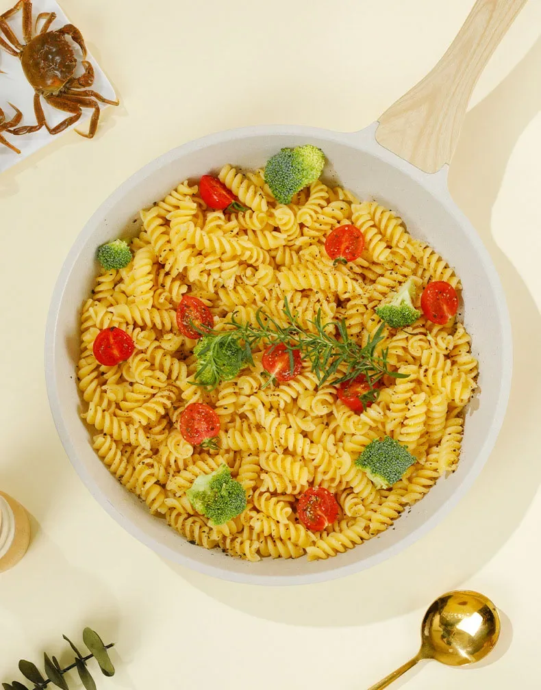 Durable Frying Pan Wok Pan Non-stick Ceramic Pot Induction Gas Stove Universal Cookware Steak Cooking Saucepan Nonstick Pan