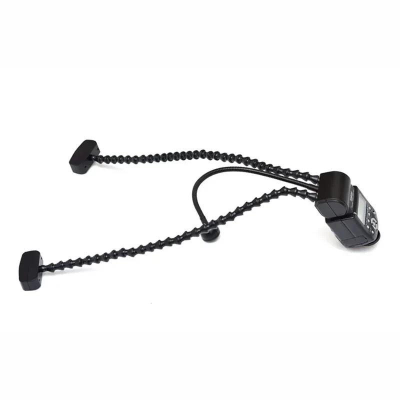 K808 Camera Flash Macro Light Flexible Macro LED Speedlight with Dual Flash Light Universal Flash for DSLR Sony Nikon Canon