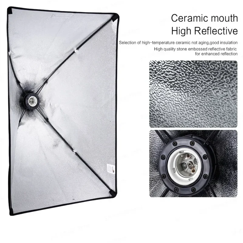 Photography Lighting Kit Umbrella Photo Background Photobooth Backdrops Softbox Light Stand Portable Soft BoxFor Photo Studio