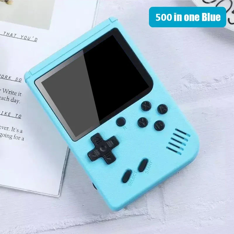 Retro Portable Mini Handheld Video Game Console 8 Bit 3.0 Inch Color LCD Kids Color Game Player Built in 500 Games