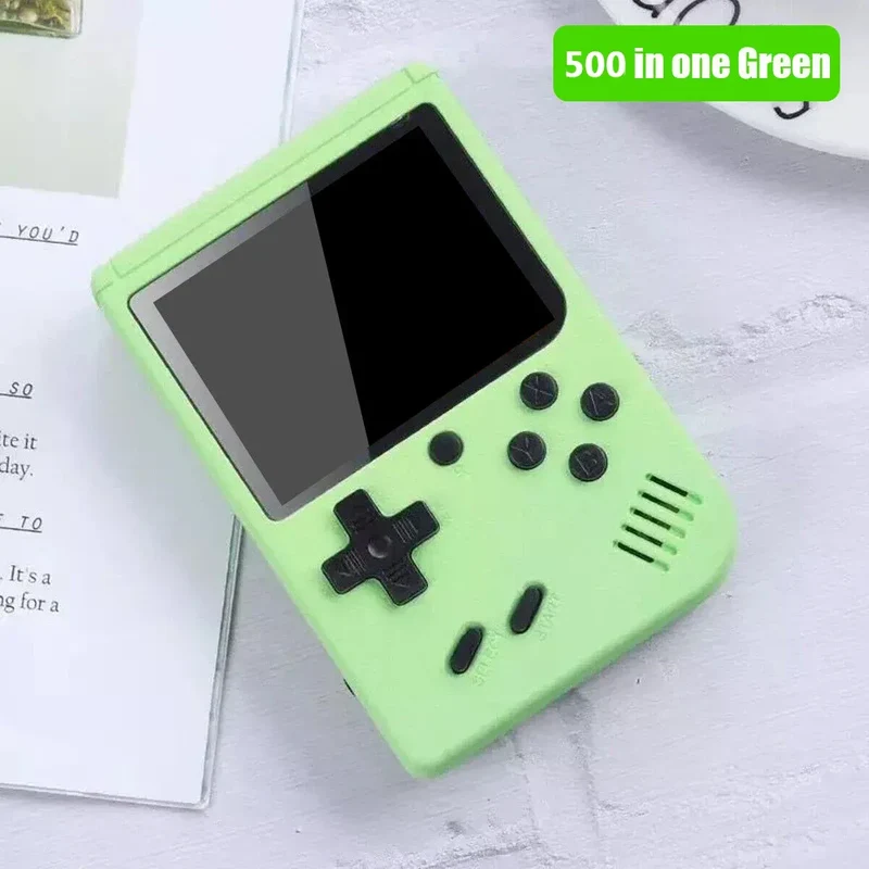 Retro Portable Mini Handheld Video Game Console 8 Bit 3.0 Inch Color LCD Kids Color Game Player Built in 500 Games