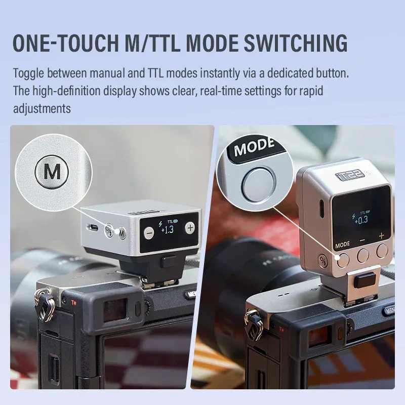 Godox iT20 iT22 C/N/S/F HSS TTL 2.4G Wireless Touchscreen Pocket Flash for Canon Sony Nikon Olympus Fujifilm