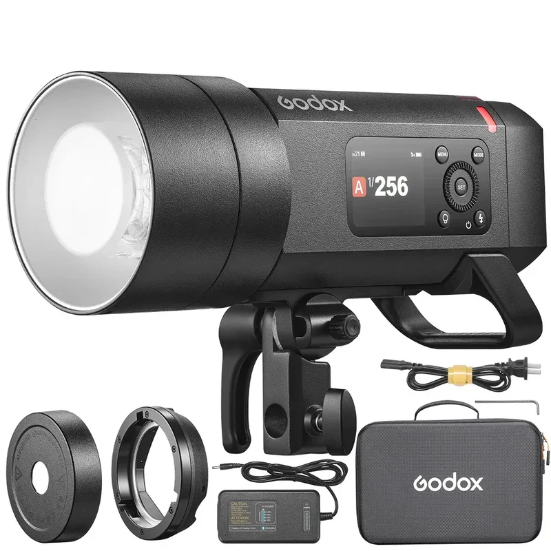 Godox AD II Series Out-door TTL Flash AD100/200/300/400/600PROII For Nikon Canon Sony Fuji Olympus LED Modeling Lamp