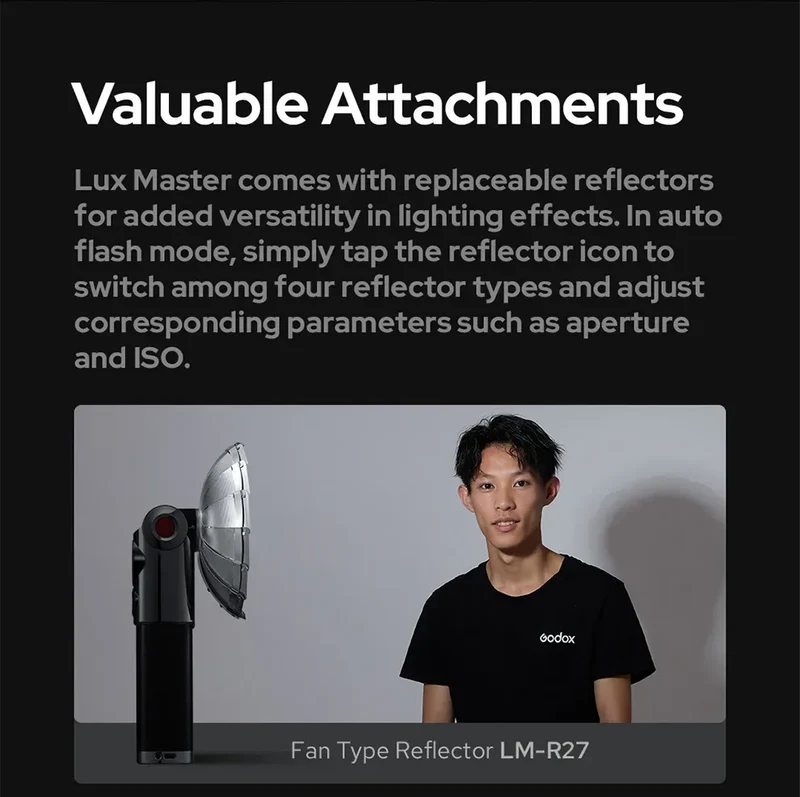 Godox Lux Master Retro Camera Flash Portable for Canon Sony Nikon Fuji Olympus Leica Pentax