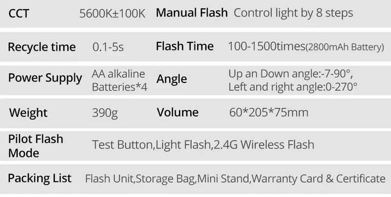 Ambitful AF970 Flash Light Speedlight Speedlite Universal for Fujifilm Olympus Nikon Canon 650D 550D 450D 60D 7D 5D Camera