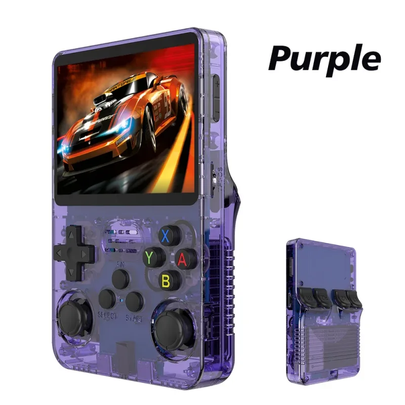 R36S Retro Handheld Video Game Console Linux System 3.5 Inch IPS Screen R35s Pro Portable Pocket Video Player Games 64G/128G