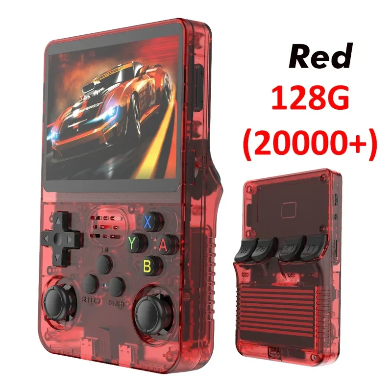 R36S Retro Handheld Video Game Console Linux System 3.5 Inch IPS Screen R35s Pro Portable Pocket Video Player Games 64G/128G