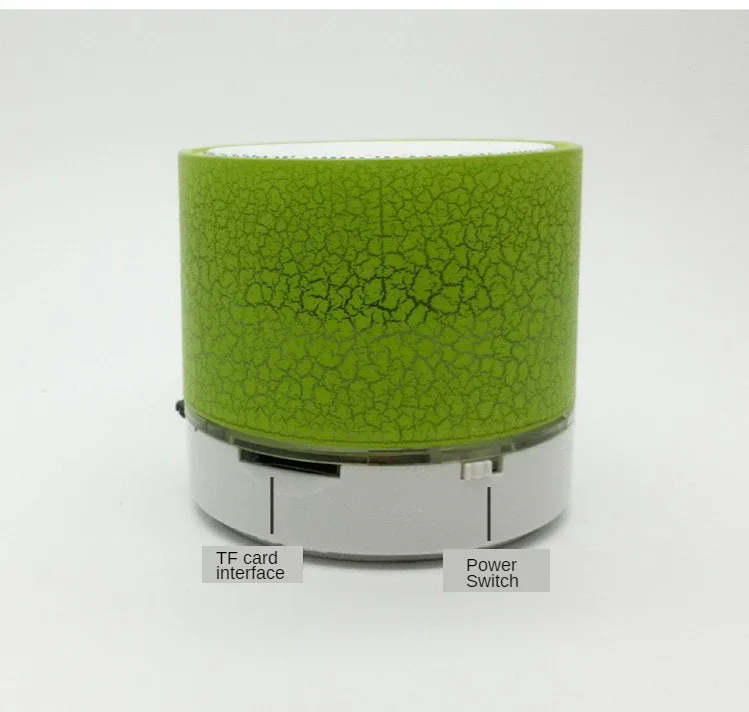 Bluetooth Mini Speaker Wireless Speaker Colorful LED TF Card USB Subwoofer Portable MP3 Music Sound Column For PC Phone