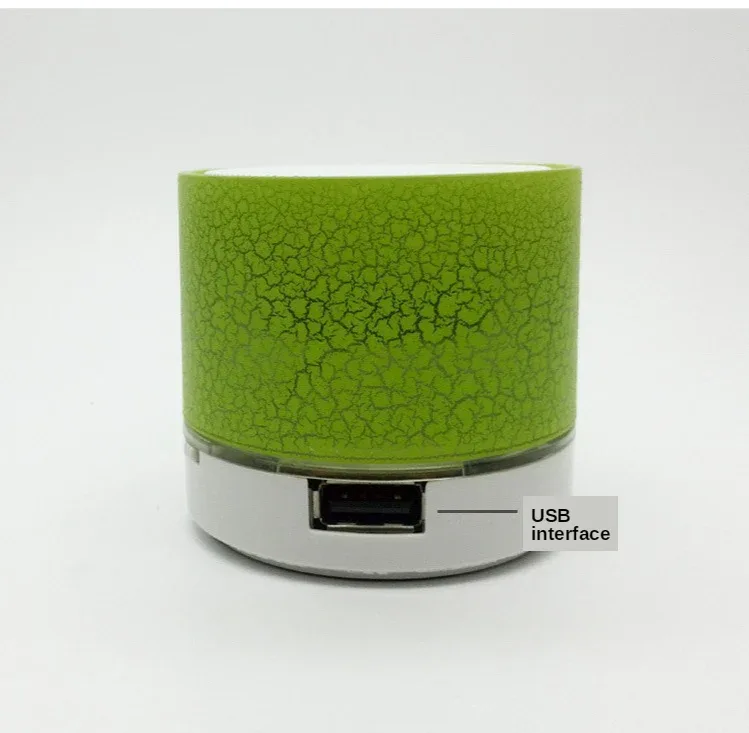 Bluetooth Mini Speaker Wireless Speaker Colorful LED TF Card USB Subwoofer Portable MP3 Music Sound Column For PC Phone