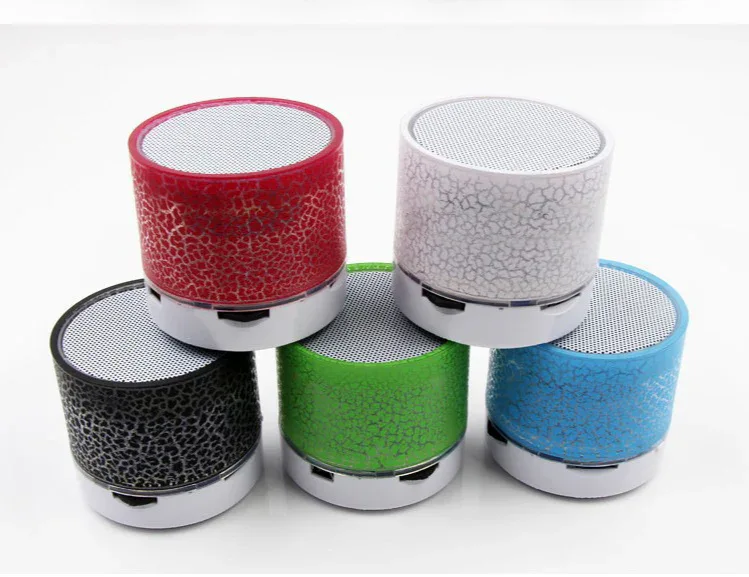 Bluetooth Mini Speaker Wireless Speaker Colorful LED TF Card USB Subwoofer Portable MP3 Music Sound Column For PC Phone