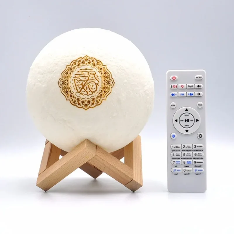 Bright Quran Azan Muslim Koran Bluetooth Speaker Portable Night Light Holy Lamp Sound Box Music Wireless Caixa De Som Bocina Mp3