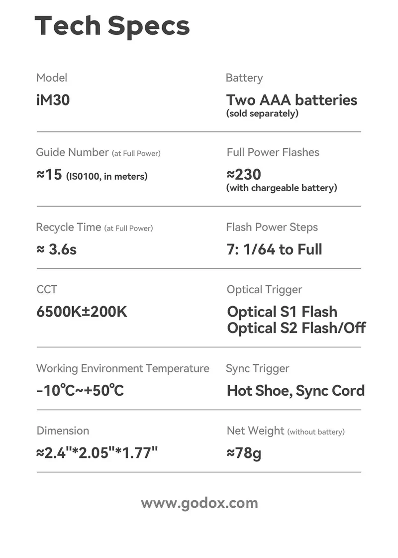 Godox iM30 iFlash Camera Flash GN15 7Power Levels Universal Hot Shoe on Camera Mini Flash for Fuji Sony zv1 zve10 Ricoh gr3