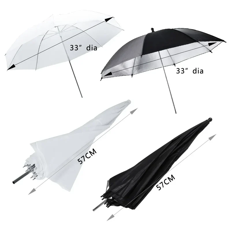 Photography Lighting Kit 2x3M Photo Background Backdrops Soft Umbrella Softbox Light Stand Portable Bag For Photo Studio Shoot
