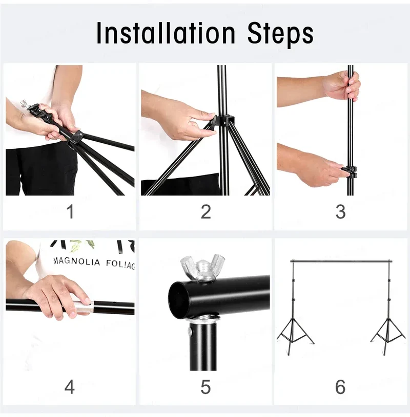 Photography Lighting Kit 2x3M Photo Background Backdrops Soft Umbrella Softbox Light Stand Portable Bag For Photo Studio Shoot