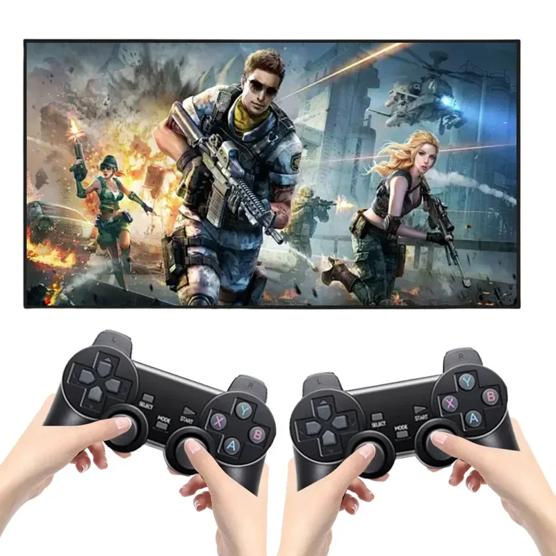 G11 Pro 4K HD TV Game Box Built-in 10000 Retro Games Video Game Console Portable Game Player With 2.4G Wireless Dual Controllers