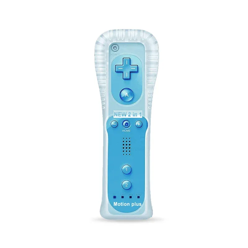 a Whole Set Remote Controller with Nunchuck Controller for Wii Games Control for Wii Console Wireless Gamepad with Motion Plus