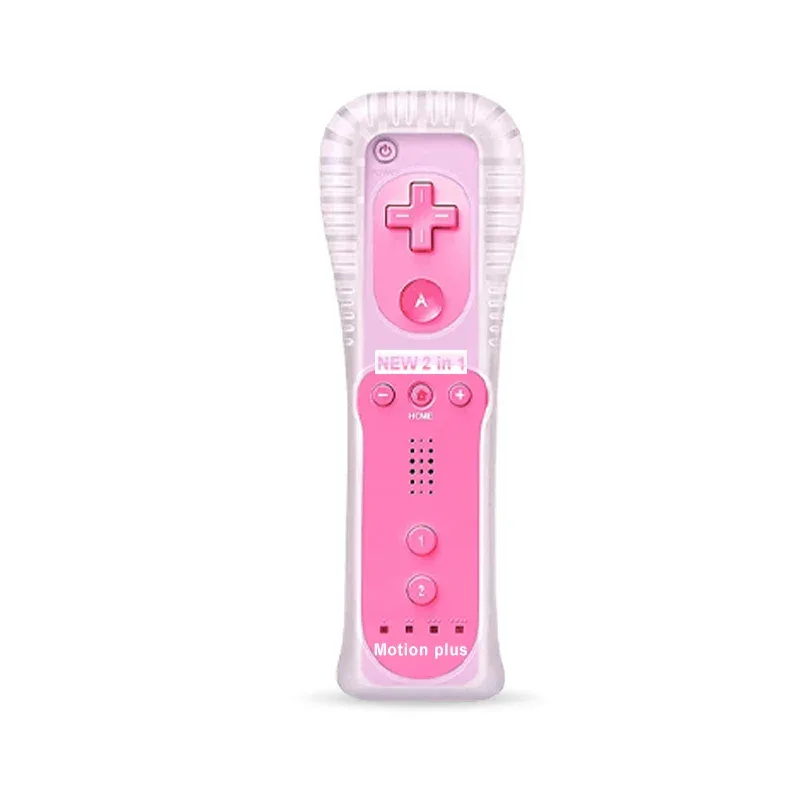 a Whole Set Remote Controller with Nunchuck Controller for Wii Games Control for Wii Console Wireless Gamepad with Motion Plus