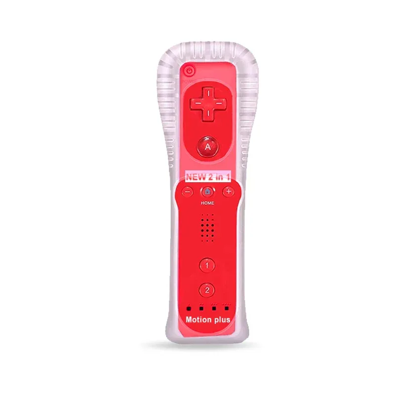 a Whole Set Remote Controller with Nunchuck Controller for Wii Games Control for Wii Console Wireless Gamepad with Motion Plus