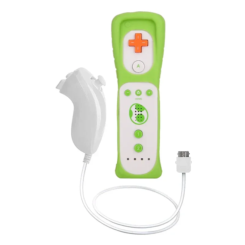 a Whole Set Remote Controller with Nunchuck Controller for Wii Games Control for Wii Console Wireless Gamepad with Motion Plus