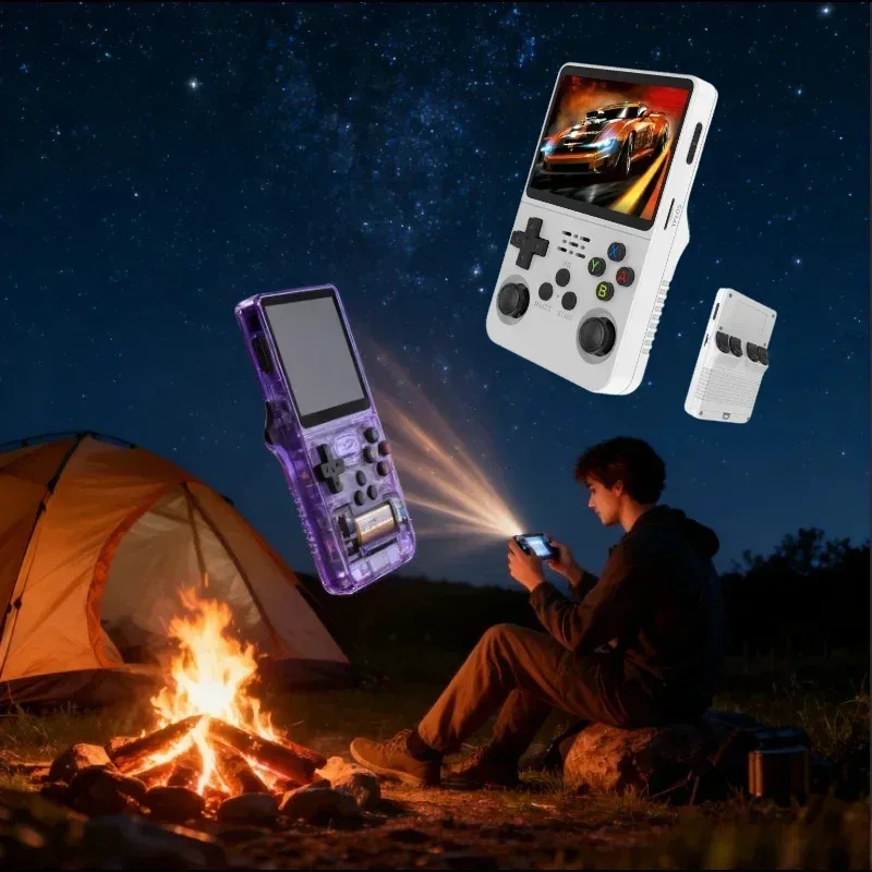 128GB/64GB R36S Retro Handheld Video Game Console Linux System 3.5 Inch IPS Screen Portable Pocket Video Player Games Boy Gift