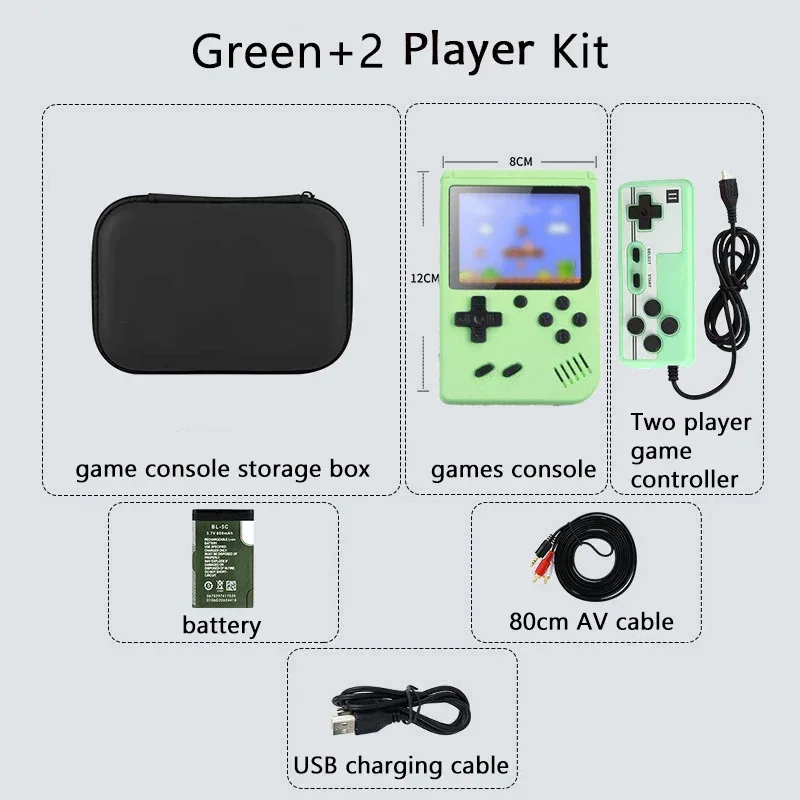 portable Built-in 500+ Classic arcade retro games Console for Gameboy Output Emulator TV 5 inch Video Game Handheld Game Player