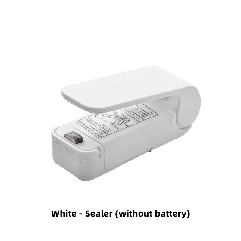 Mini Heat Bag Sealing Machine Package Sealer Bags Thermal Plastic Food Bag Closure Portable Sealer Food Packaging Heat Sealer