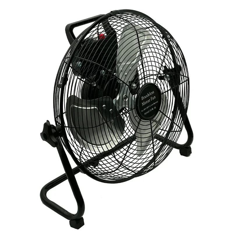 12 Inch Floor Electric Fan Household Commercial Industrial Floor Fan For Bosch For Makita For Milwaukee 18V 20V Li-ion Battery
