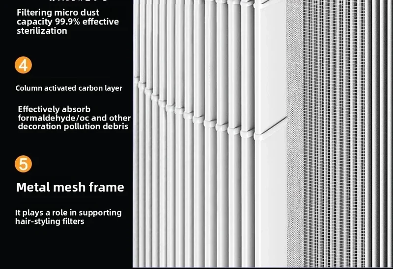 German dualpurpose cooling and heating bladeless fan, household silent small warm air heater, vertical floor standing electric