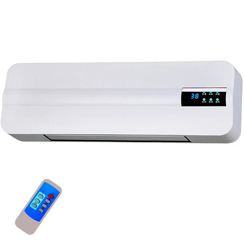 DMWD Wall-mounted remote control heater air warmer home room energy saving heating fan bathroom heating air radiator convector